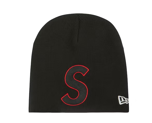 Supreme New Era S Logo Beanie (SS23) Black
