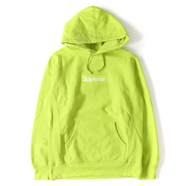 Acid green box logo best sale