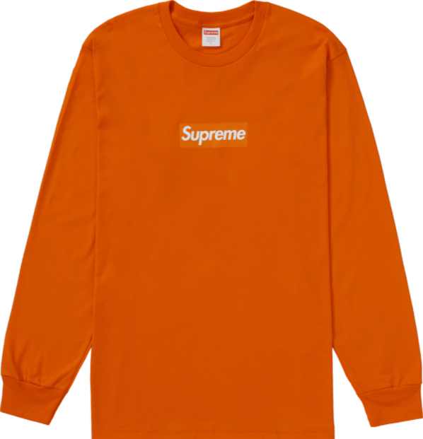 Supreme Box Logo L/S Tee Orange