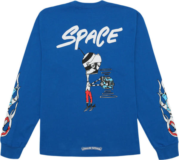 Chrome Hearts Matty Boy Space L/S T-Shirt Blue