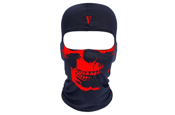 Vlone Skull Ski Mask Black/Red