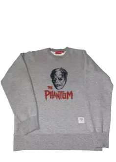 Supreme Phantom Crew Sweater Grey