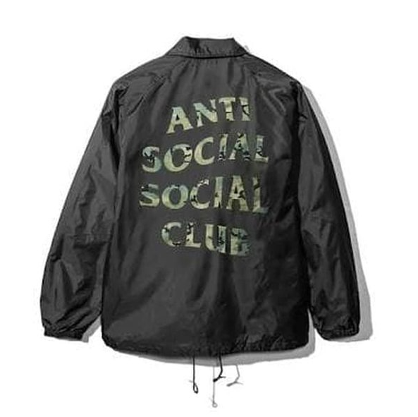 Anti Social Social Club Coach Jacket Black Camo ASSC – Premier Hype