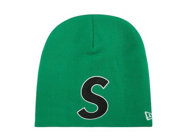 Supreme New Era S Logo Beanie (SS23) Green