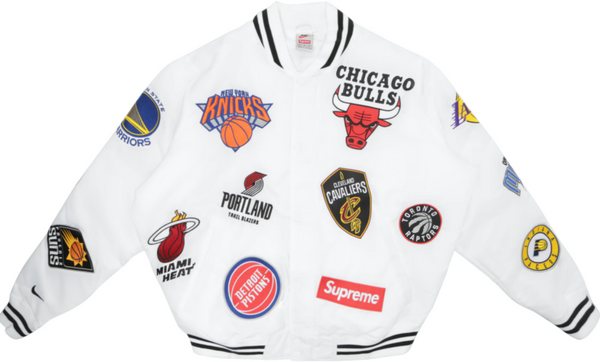 Supreme Nike/NBA Teams Warm-Up Jacket White