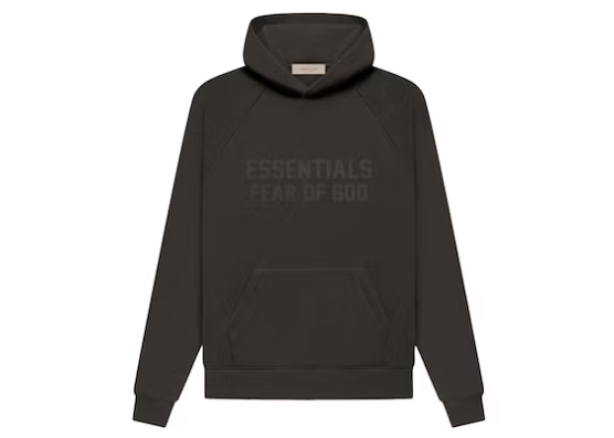 Fear of God Essentials Hoodie Off Black – Premier Hype