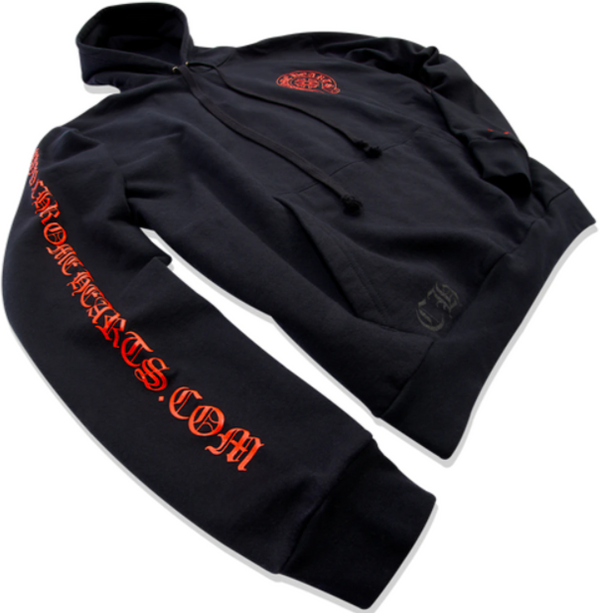 Chrome Hearts Web Exclusive Horse Shoe Hoodie Black/Red
