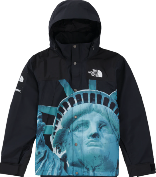 Supreme The North Face Statue of Liberty Mountain Jacket Black