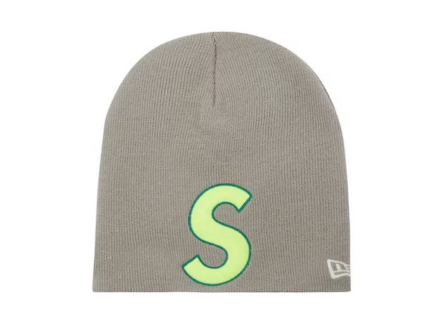 Supreme New Era S Logo Beanie (SS23) Grey – Premier Hype