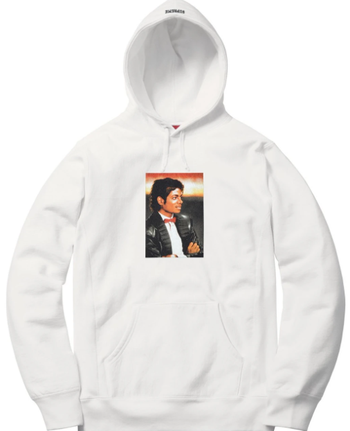 Supreme hoodie cheap michael jackson