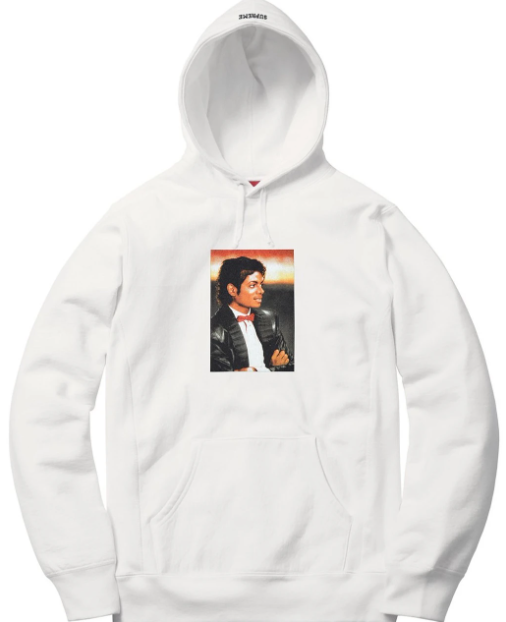 Supreme Michael Jackson Hooded Sweatshirt White