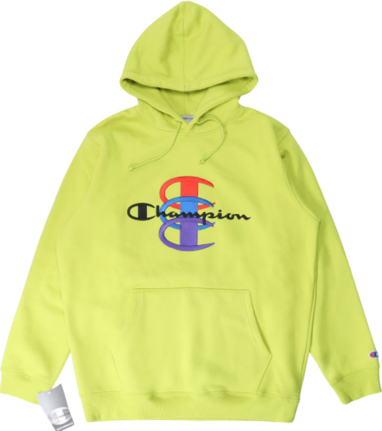 Supreme Champion Stacked C Hooded Sweatshirt Bright Green