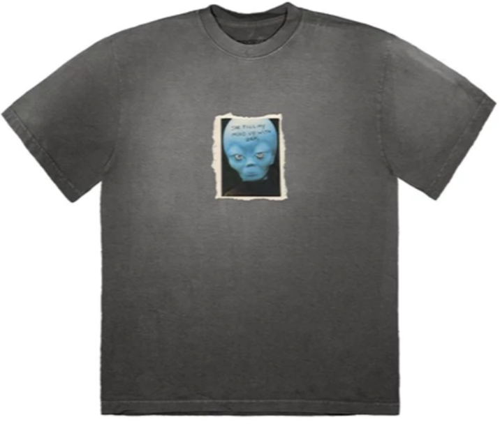 Travis Scott Highest In The Room Alien T Shirt Black Premier Hype