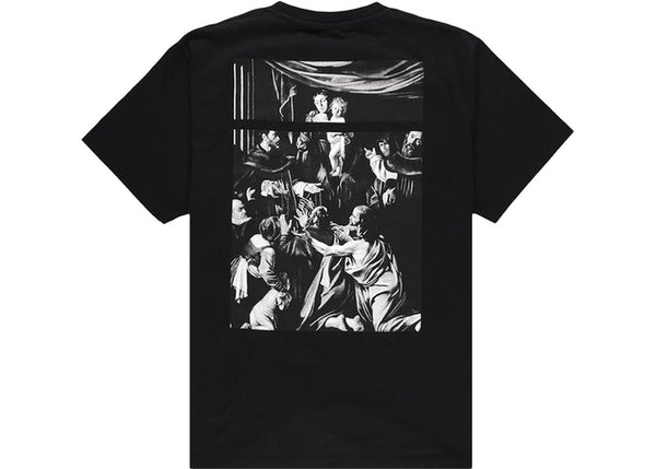 OFF-WHITE Oversized Fit Caravaggio Square T-Shirt Black/Multicolor