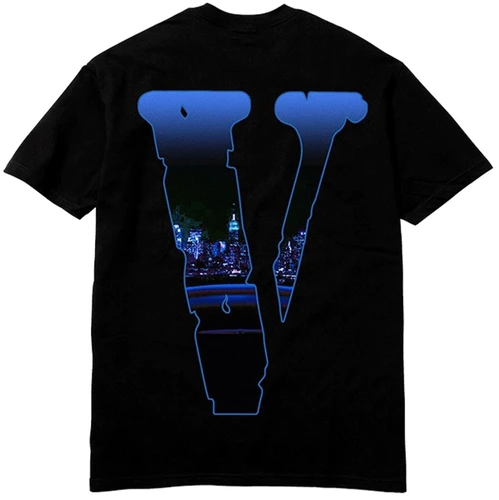 Pop Smoke x Vlone Armed And Dangerous T-Shirt Black