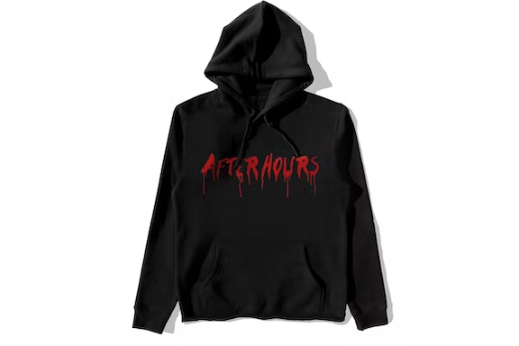 The Weeknd x Vlone After Hours Blood Drip Pullover Hood Black