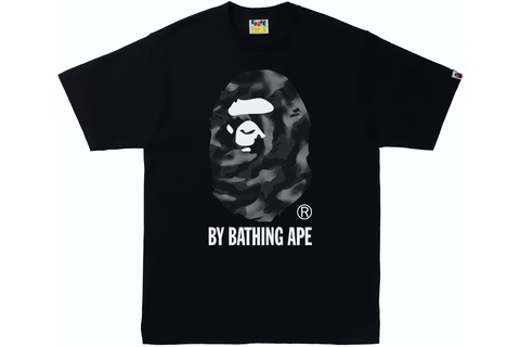BAPE Stroke Camo by Bathing Ape Tee Black/Black
