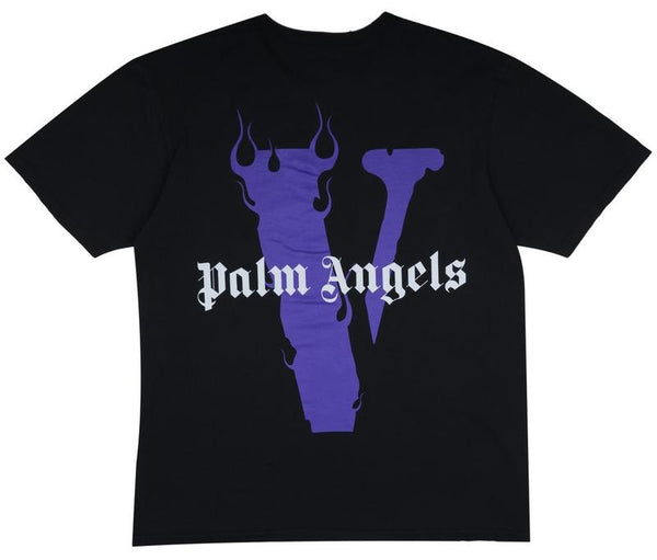 Vlone Palm Angels Tee - Black/Purple