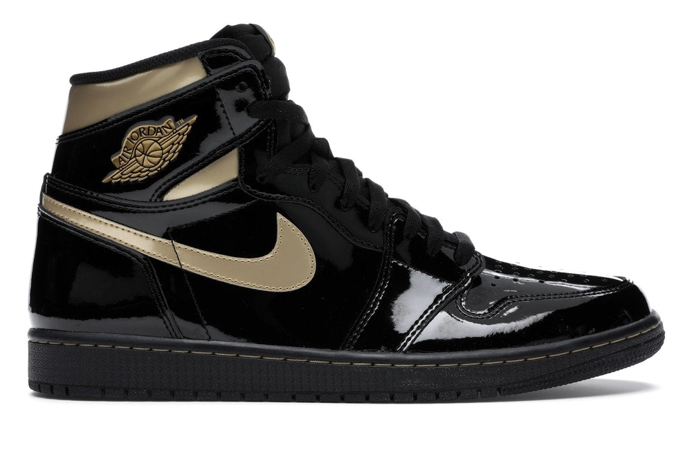 jordan one black gold
